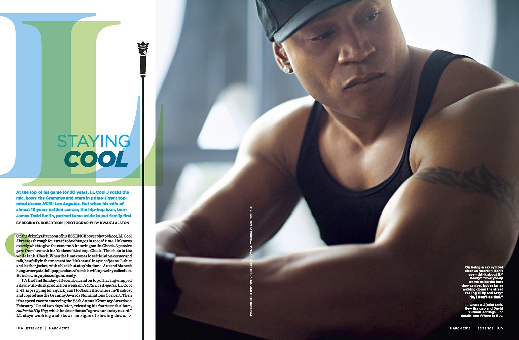 LL Cool J for Essence cover story. 